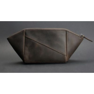 Косметичка Кожаная BROWN Crazy Horse