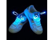 Шнурки, що світяться DISCO blue