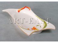 Блюдо фарфор ОРХИДЕЯ