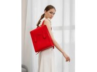 Городской кожаный рюкзак BLACKWOOD red
