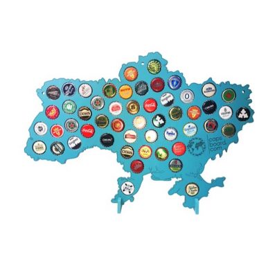 Пивная Карта УКРАИНЫ mint настольная