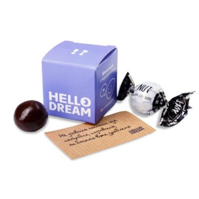 ШокоОрех с предсказаниями HELLO DREAM black ШокоОрех с предсказаниями HELLO DREAM black