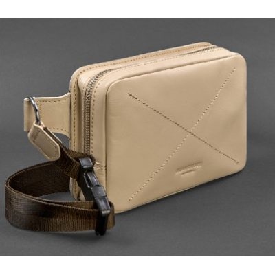 Сумка поясная нат.кожа DROPBAG light beige Сумка поясная нат.кожа DROPBAG light beige