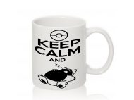 Чашка с надписью 'KEEP CALM and'