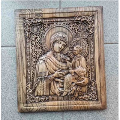 Икона деревянная БОГОРОДИЦА. Тихвинская