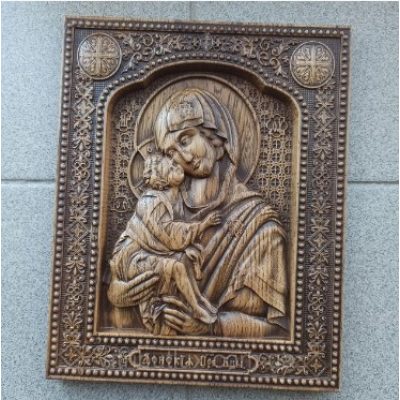 Икона деревянная БОГОРОДИЦА. Донская