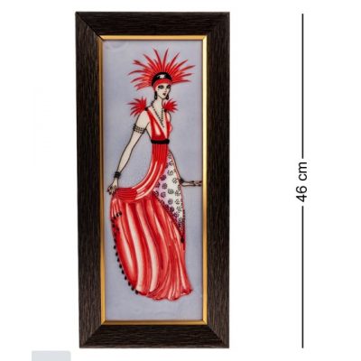 Картина из Фарфора LADY in RED Картина из Фарфора LADY in RED