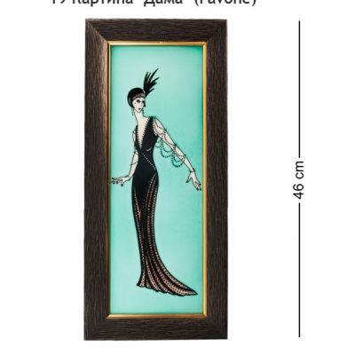 Картина из Фарфора LADY in GOLD Картина из Фарфора LADY in GOLD