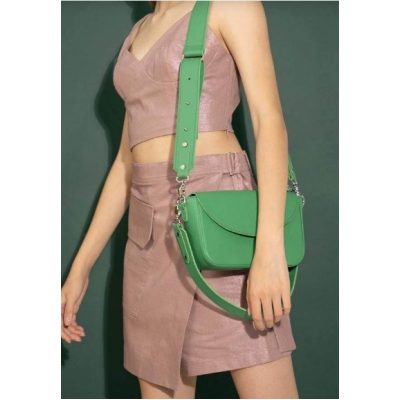 Женская кожаная сумка MOLLY brilliant green