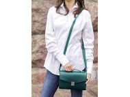 Сумка жіноча cross-body LOLA malachite