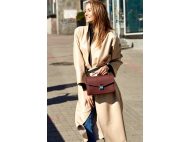 Сумка жіноча cross-body LOLA burgundy