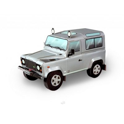 Сборная модель 3D LAND ROVER Defender 90 (серебро)