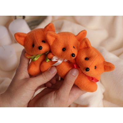 Игрушка мягкая ЛИСА Букетная