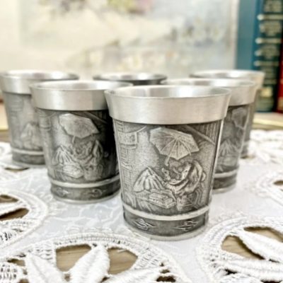 Рюмки коллекционные оловянные ШЕДЕВРЫ ЖИВОПИСИ Рюмки коллекционные оловянные ШЕДЕВРЫ ЖИВОПИСИ